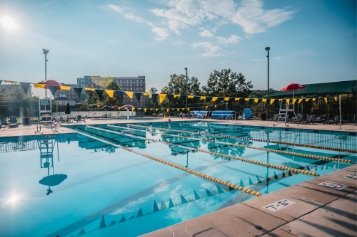 Outdoor pool at the Eppley Recreation Center