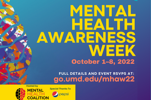 Mental Health Awareness Week promotion graphic