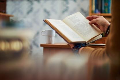reading book