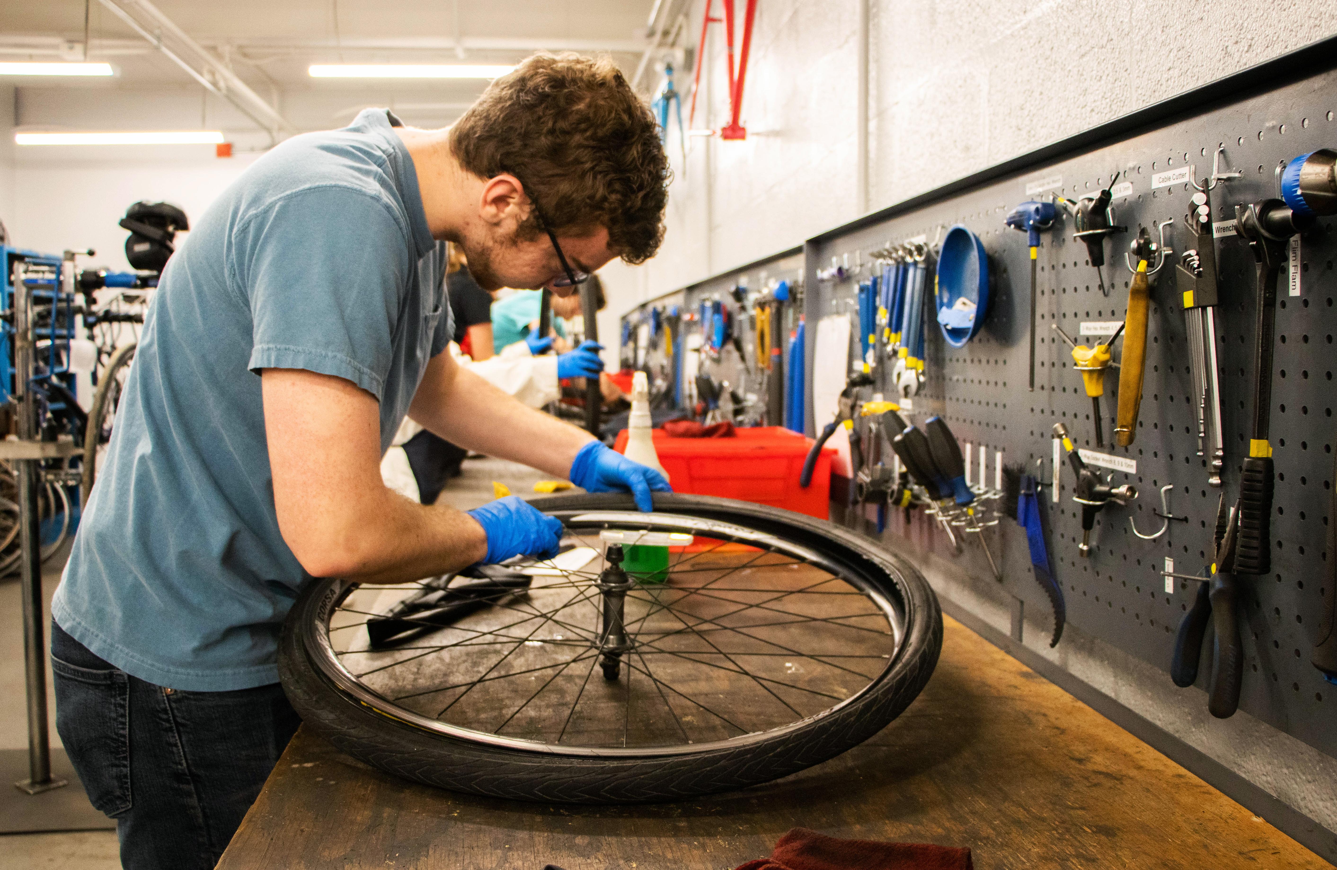 The bike on sale repair shop