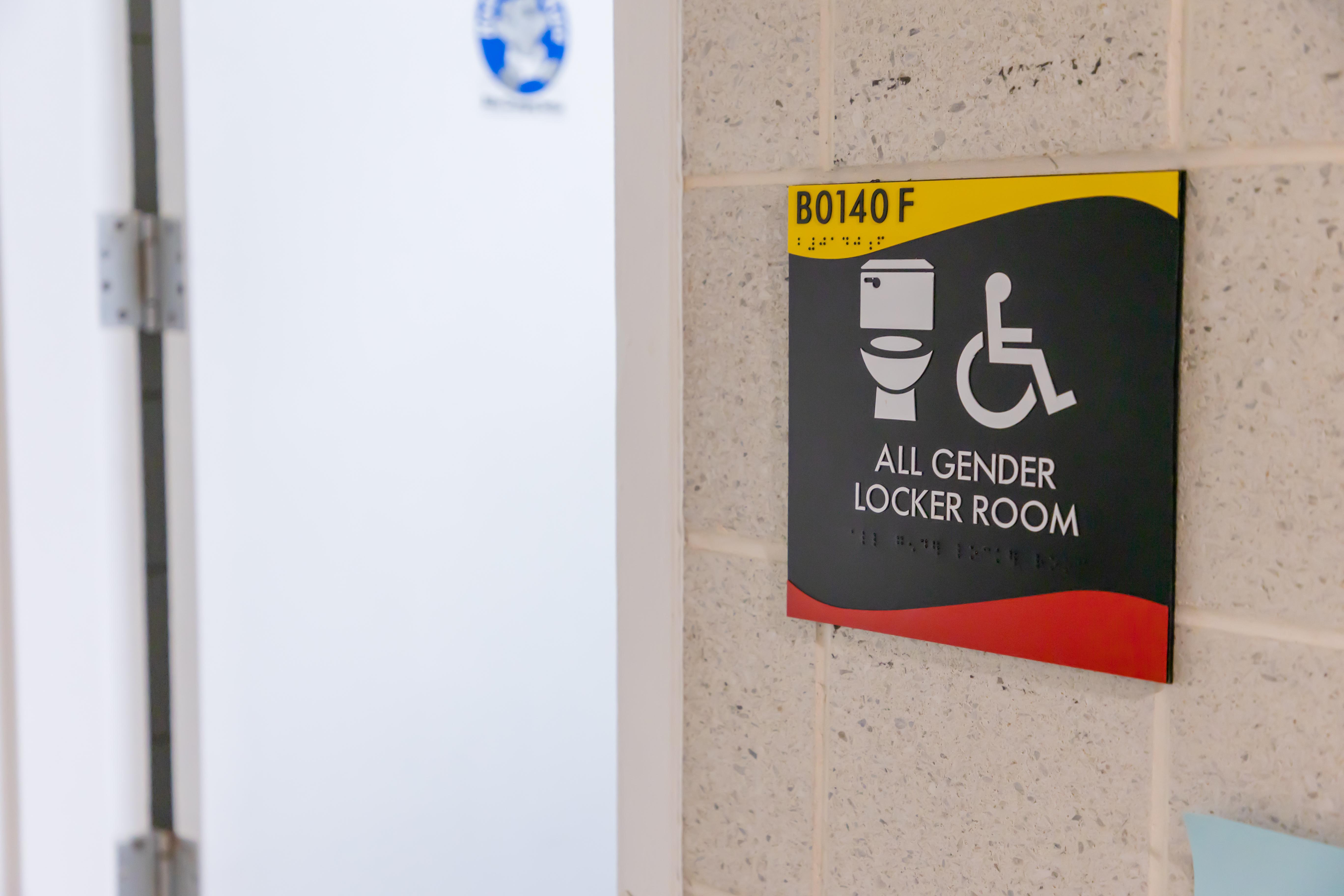 all gender locker room