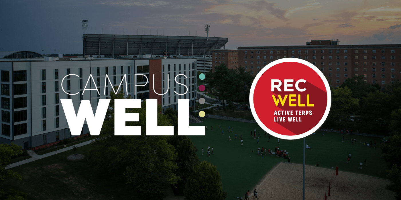 campus with campus well logo and recwell logo