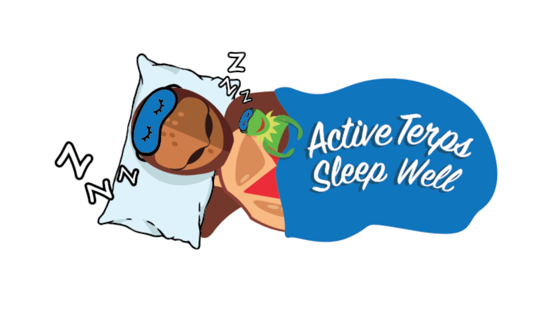 active terps sleep well sticker