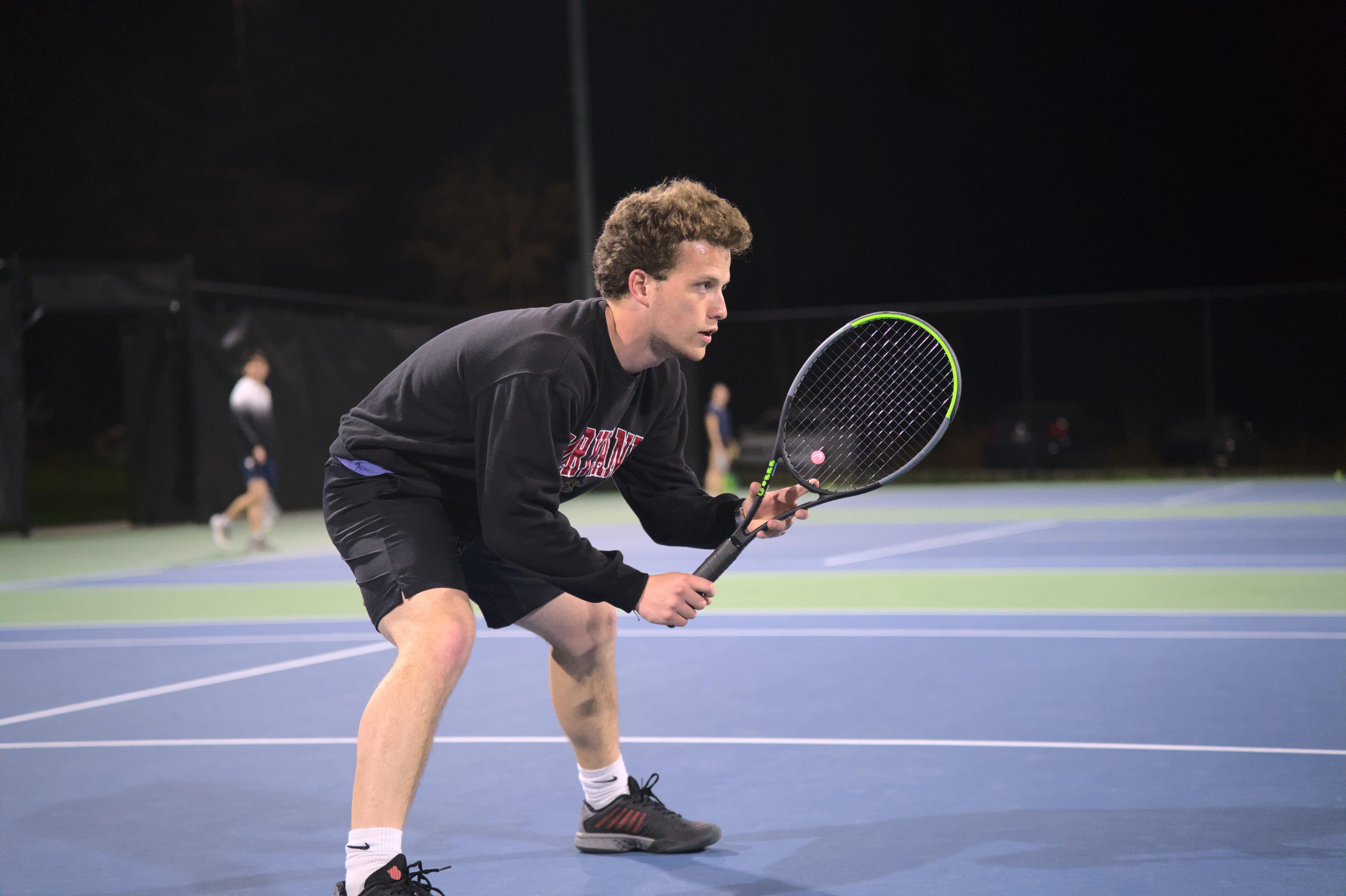 ready position tennis man