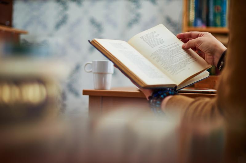reading book