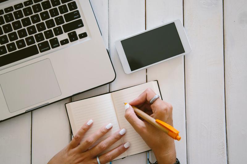 desk writing